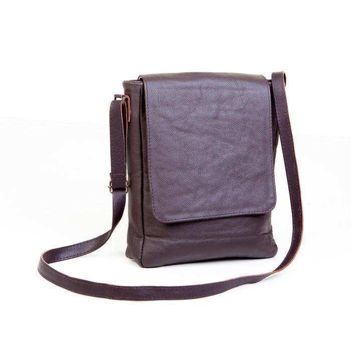 Leather Messenger Bag | MIRELLE ZA Messenger bag Mirelle Leather and Lifestyle