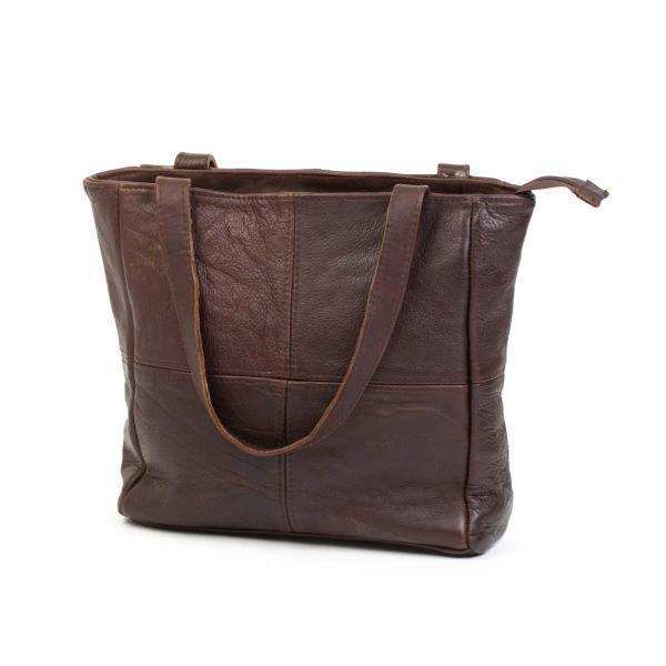Mirelle Genuine Leather Classic Shopper Handbag - MIRELLE Leather and Lifestyle