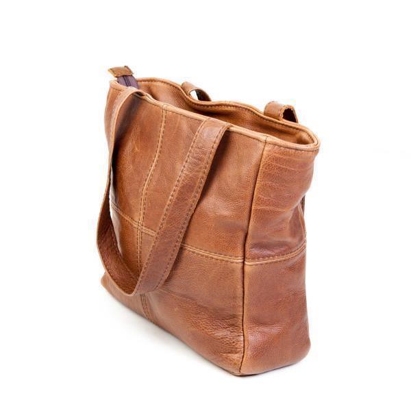 Leather Shopper Handbag - Classic Style | MIRELLE ZA Tote Mirelle Leather and Lifestyle