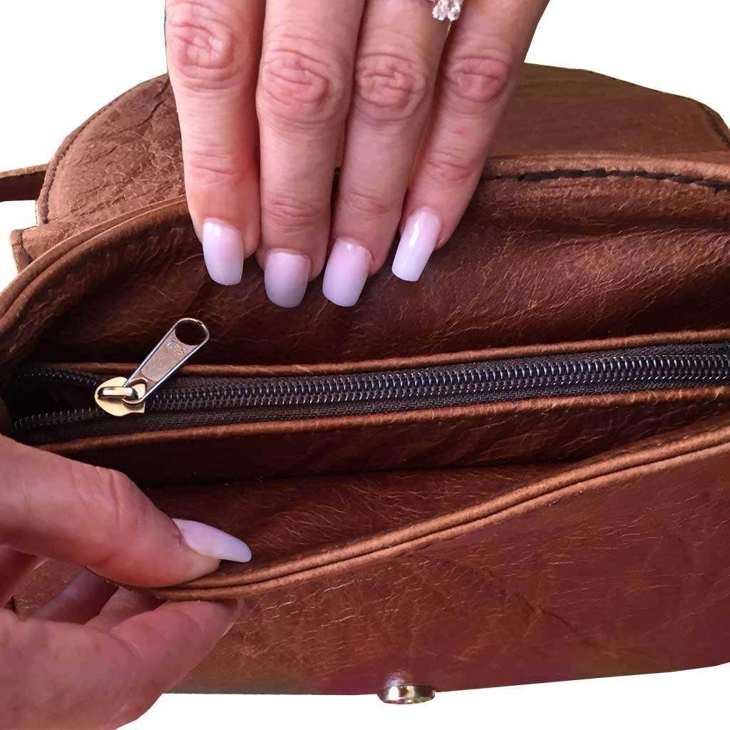 Leather Sling Handbag - Classic Style | MIRELLE - South Africa - Mirelle Leather and Lifestyle