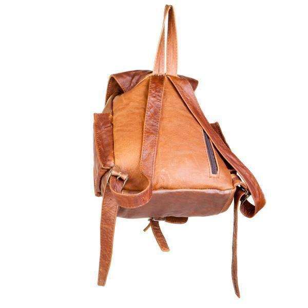 Leather Tourist Backpack Satchel Handbag | MIRELLE ZA Backpack Mirelle Leather and Lifestyle