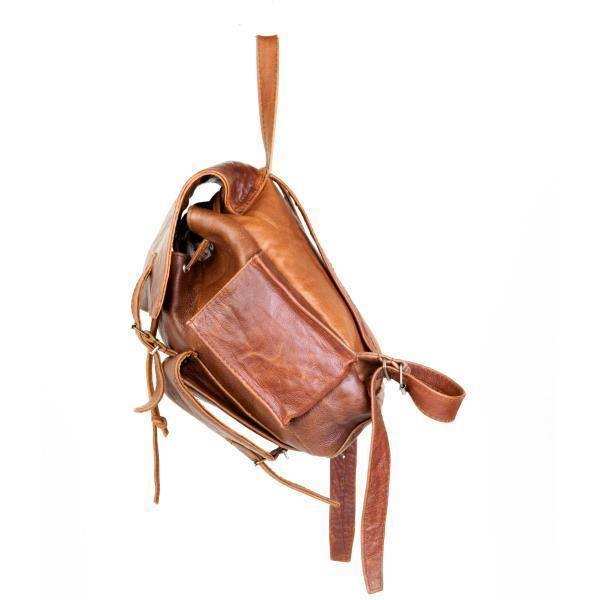 Leather Tourist Backpack Satchel Handbag | MIRELLE ZA Backpack Mirelle Leather and Lifestyle
