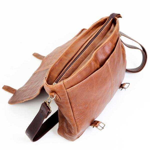 Mirelle Genuine Leather Classic Office Laptop Bag - MIRELLE Leather and Lifestyle