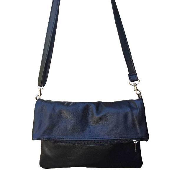 Mirelle Genuine Leather Fold Over Messenger Handbag - Mirelle Leather and Lifestyle
