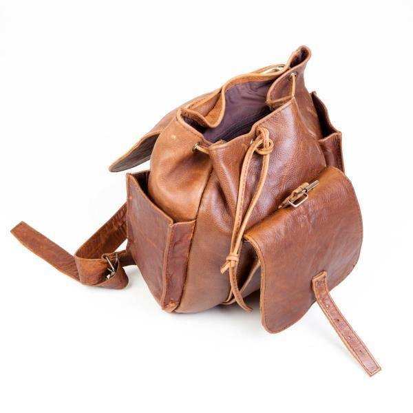 Mirelle Genuine Leather Tourist Backpack Satchel Handbag - MIRELLE Leather and Lifestyle