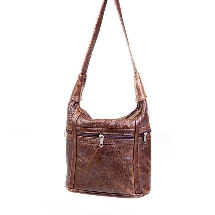Mirelle Genuine Leather Two Compartment Shoulder Handbag - Mirelle Leather and Lifestyle