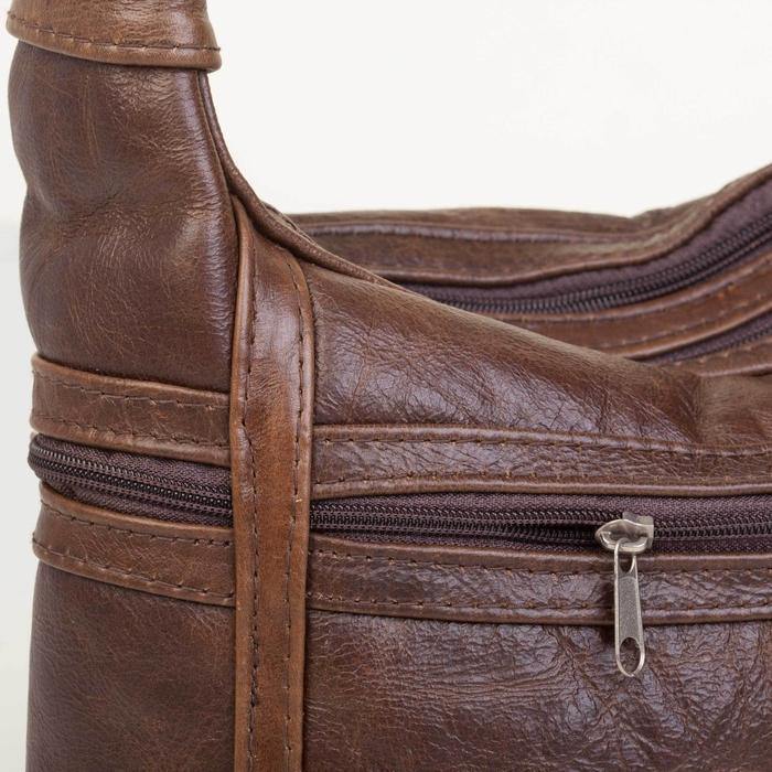 Mirelle Genuine Leather Zips All Around Shoulder Handbag - Mirelle Leather and Lifestyle