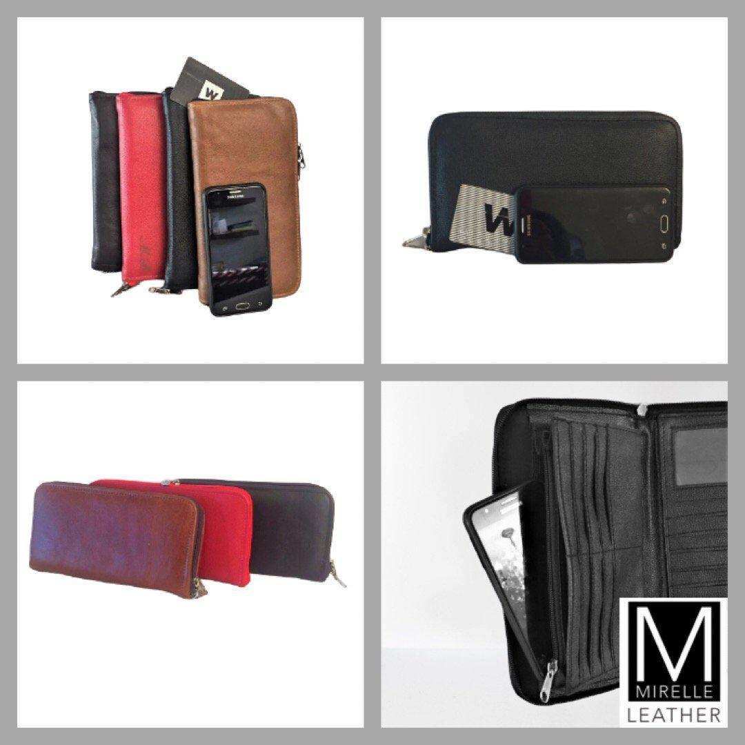 Mirelle Ladies Leather Shopper - Outside Zip - Ladies Wallet - Combo - MIRELLE Leather and Lifestyle