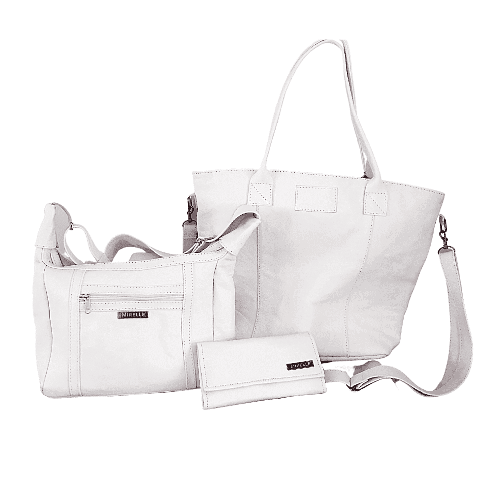 Mirelle Leather Classic Tote Handbag And Ladies Wallet - Combo - MIRELLE Leather and Lifestyle
