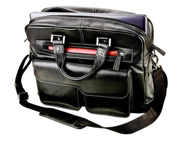 Adpel Leather Ambassador Document Bag - 17" - Mirelle Leather and Lifestyle