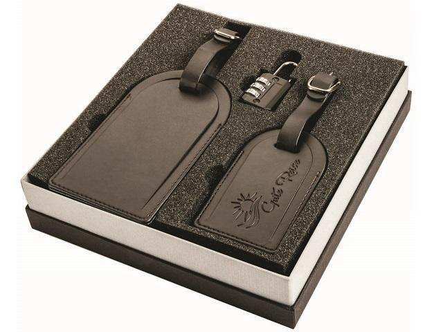Vegan Leather Luggage Tag Gift Set ZA Luggage Tag Mirelle Leather and Lifestyle